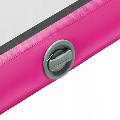  Мат надувной гимнастический 4FIZJO Air Track Mat 400 x 100 x 15 см White/Pink (P-5907739311788) - фото №2